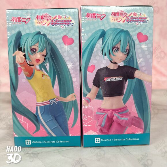 Hatsune Miku Desktop Decorate Figure Love and Berry Dress Up and Dance! Set of 2 - Picture 5 of 7